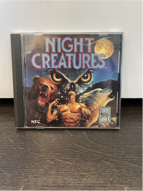 Night Creatures Game with Manual Turbografx 16 NEC HuCARD